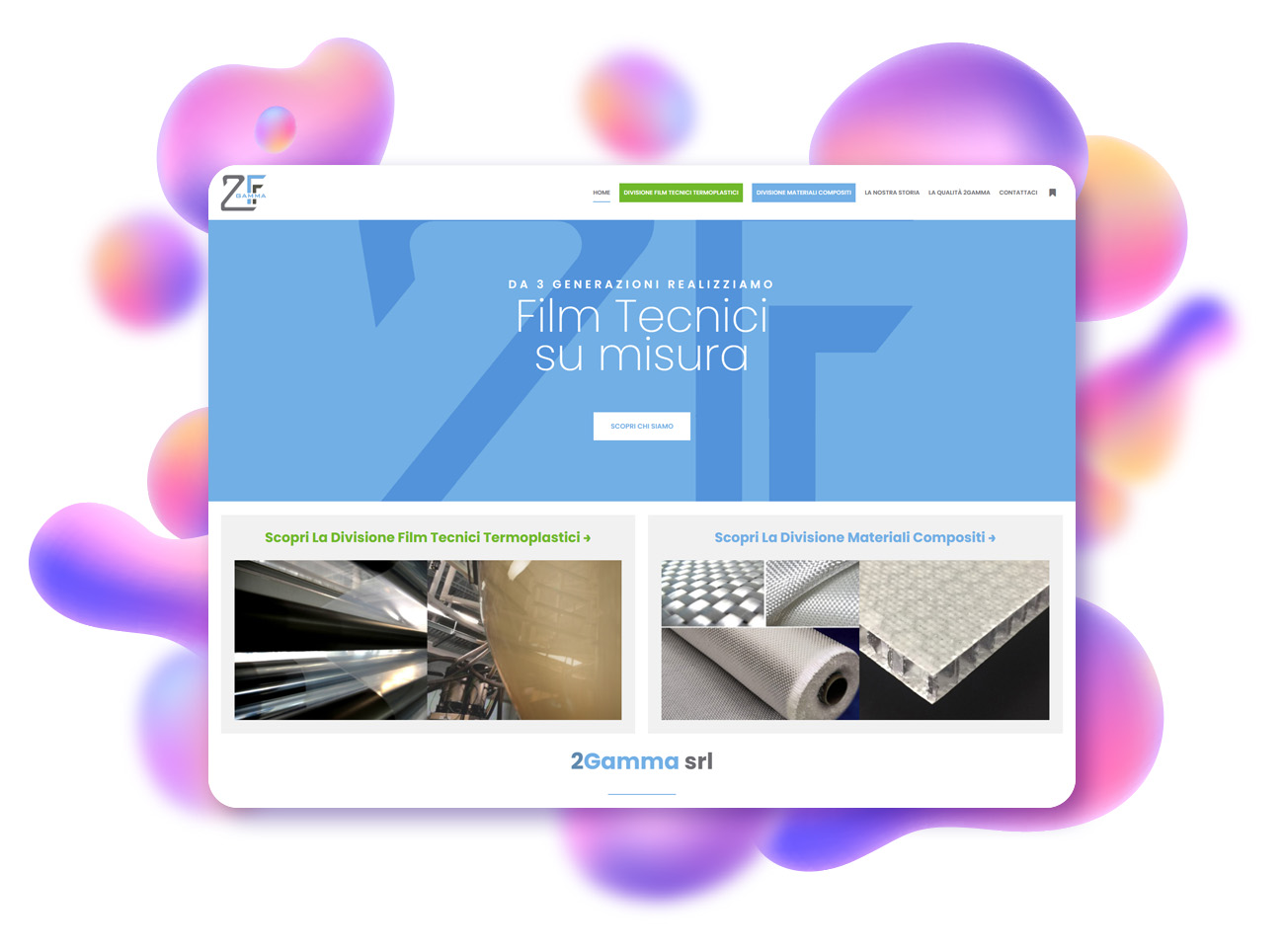 progetto website 2gamma srl