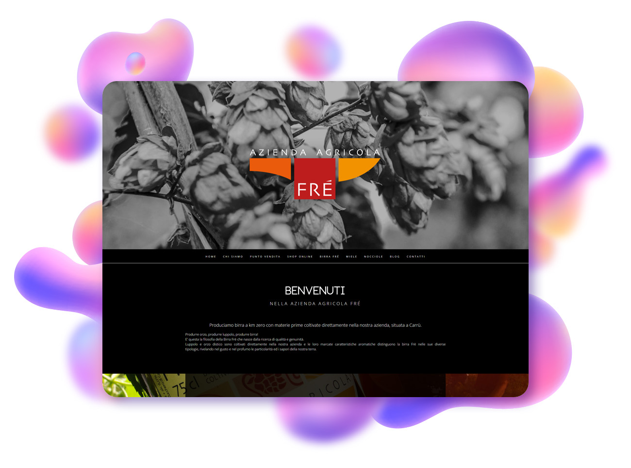 progetto website agrifre