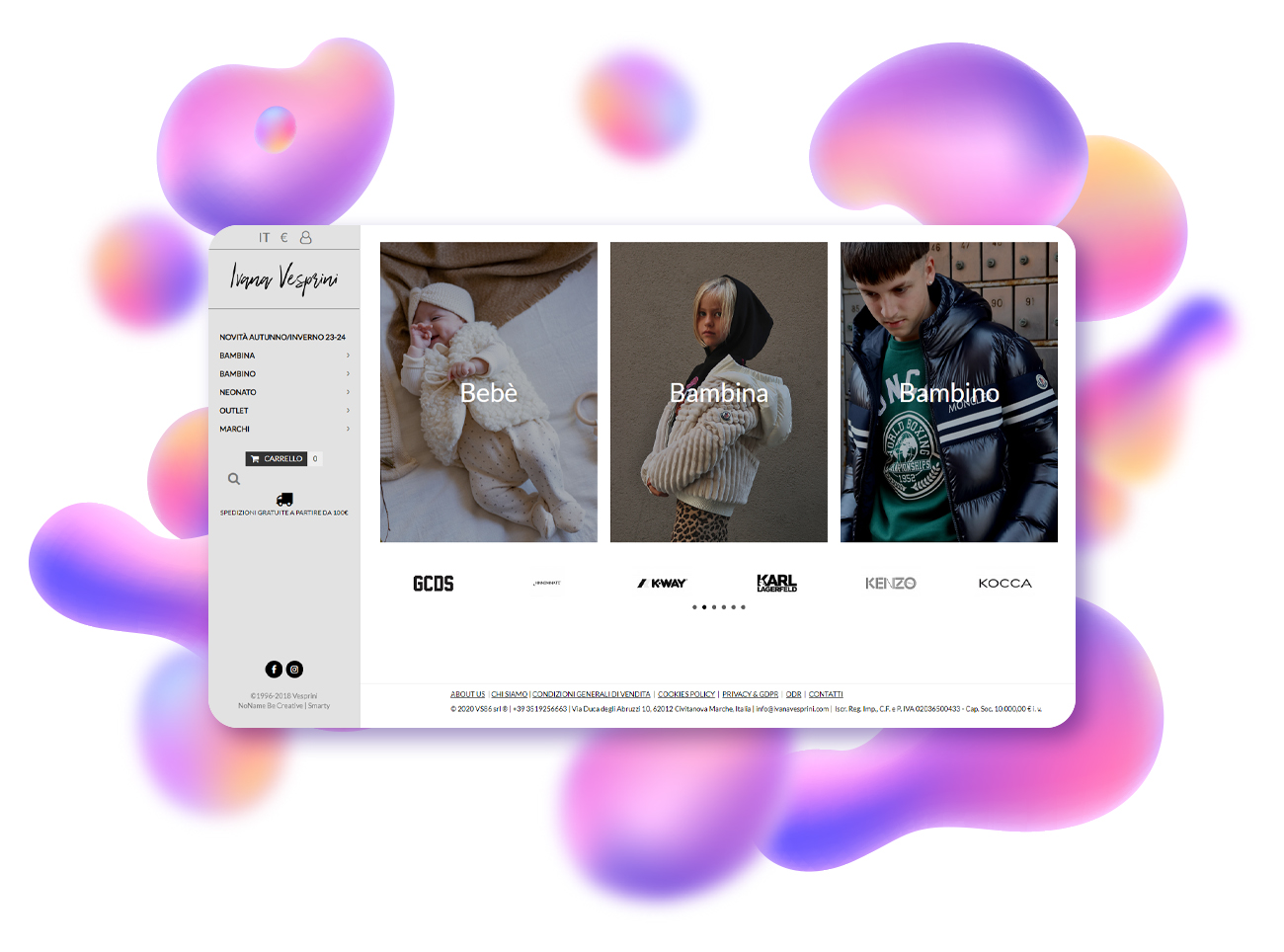 progetto ecommerce ivana vesprini