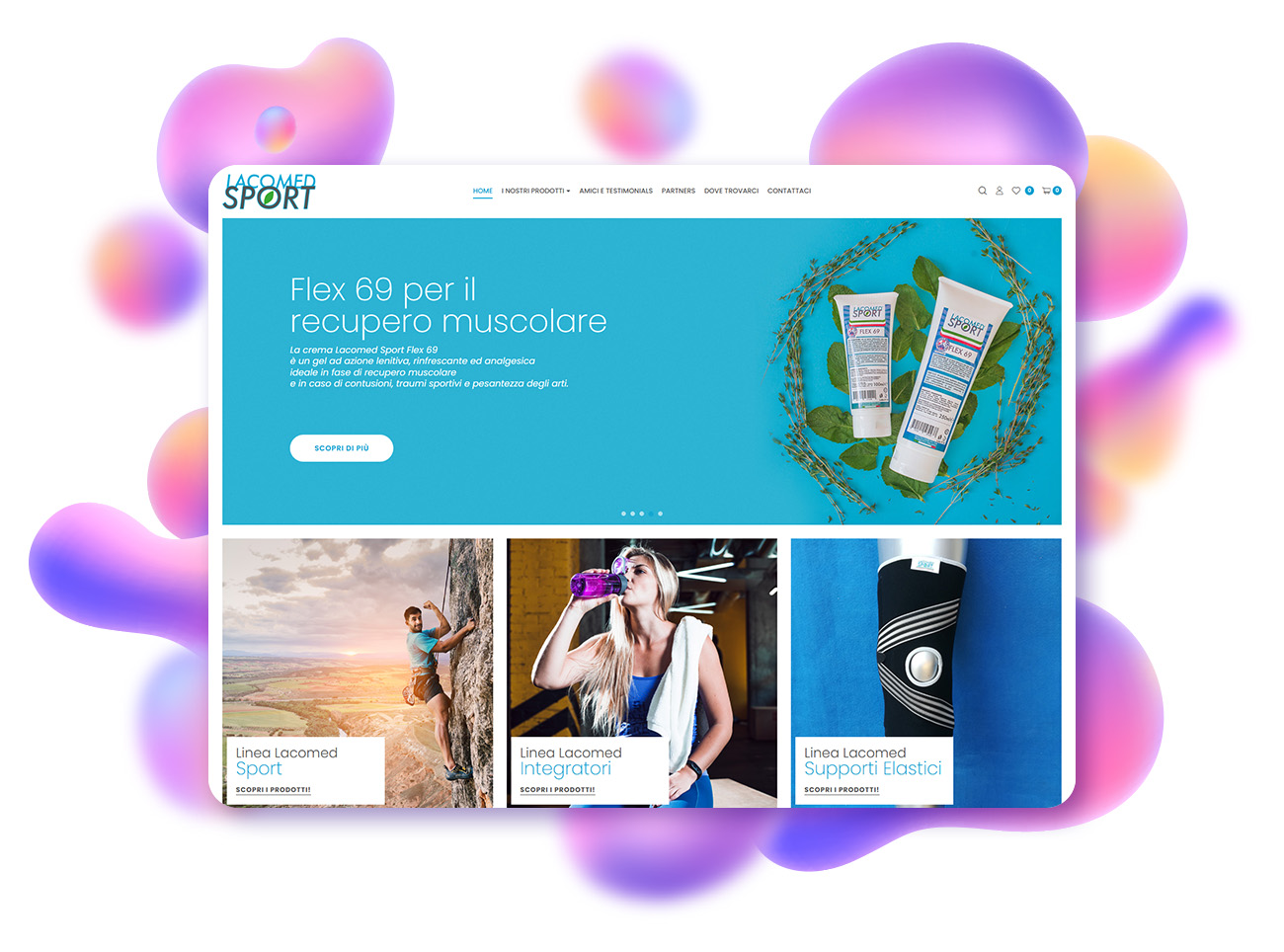 progetto ecommerce lacomed swiss